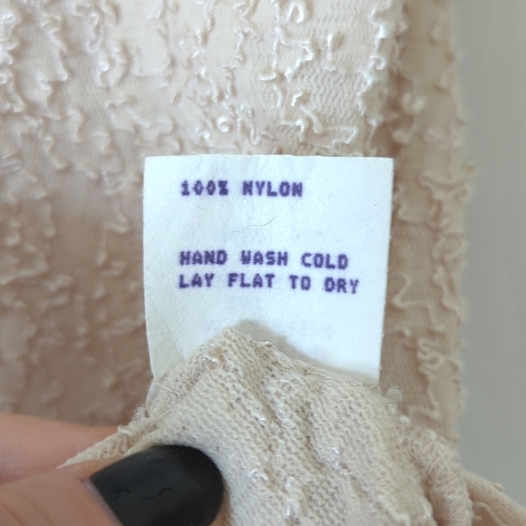 Front Street 90's Vintage Textured Tank Top & Maxi Skirt Matching Set Cream S - Picture 7 of 16